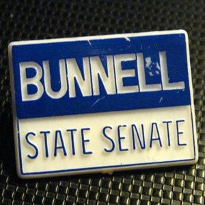 Bunnell State Senate Vintage Campaign Pin